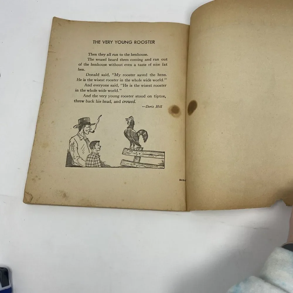 1942 Saalfield publishing co Book To Storyland stories verses illustrated Kitten